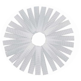 100 Pcs Flowers Head Protective Netting, 12cm Rose Flower Bud Protection Mesh Cover for Florists Wrapping Supplies (Transparent)