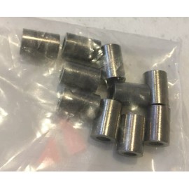 Unbranded [10 Pack]10 mm OD 14 mm Long Zinc Brass Unthreaded Spacers M5 Screw Size