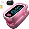 Pulse Oximeter, oximetro, Fingertip Pulse Oximeter pink