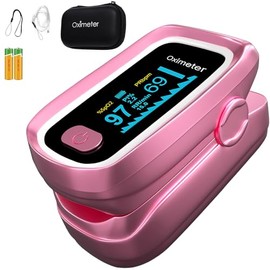 Pulse Oximeter, oximetro, Fingertip Pulse Oximeter pink                                                                                               