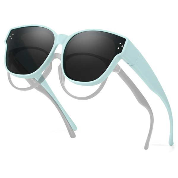 DreamCalf Kids Polarized Sunglasses Fit Over Glasses for Girls Boys