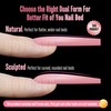 NOVO OVO Tapered Square (Natural not Sculpted) Nail Dual Forms