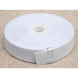 KAWAGUCHI お徳用 パジャマゴム 幅18mm 長さ5m巻 白 93-367