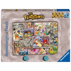 Ravensburger The Flintstones 1000 Piece Jigsaw Puzzle for Adults - 16924 - Every Piece is Unique, Softclick Technology Means Pieces Fit Together Perfectly