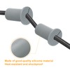 uxcell 4Pcs Wall Grommets for Cables 1 Inch Silicone Cable