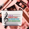 CENWA Music Teacher Cosmetic Bag Music Instructor Gift Music Lover
