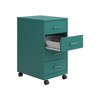 Space Solutions 18" Deep 4-drawer Mobile Organizer - Green