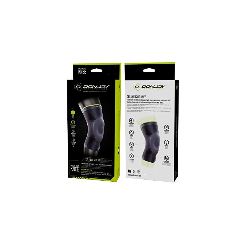 DonJoy Performance Deluxe Knit Knee Lightweight Compression - Buttress for