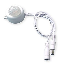 weisuan-Tuodi DC 6V 12V-24V 5A Lighting Activated Light Sensor Switch with DC Cable for LED Strip Light Camera Motor (Night -ON ; Day -Off Version, White)