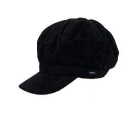 CRAGGI Baker Boy Hat Newsboy Cap Cord Black Ladies Hat