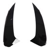 Pair of Rear Bumper Air Vent Spoiler Splitter Glossy Black