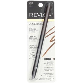 Revlon ColorStay Eyeliner Pencil Brown [203] 0.01 oz (Pack of 4) WLM