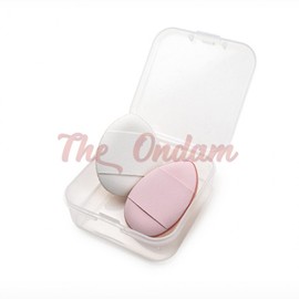 The Ondam Finger Mini Puff (2-Pack) with Cushion Puff Case Set Makeup Puff 5ea