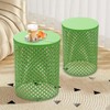 Side Table Set of 2, Iron Side Table 14.6x19.3In &