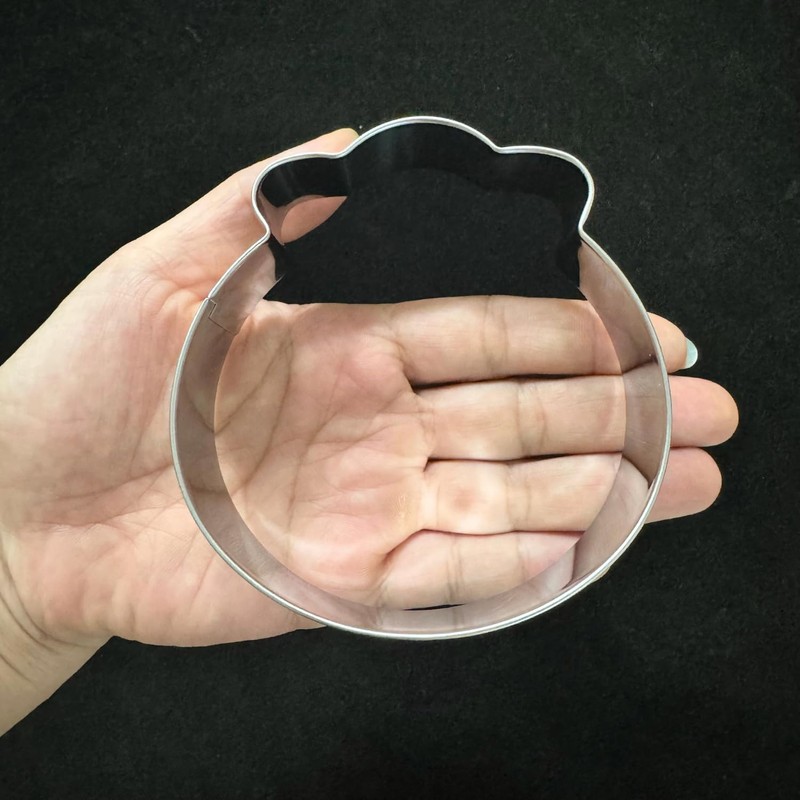 Auktosmn Dim Sum and Dumpling Cookie Cutter Set-2 Piece -