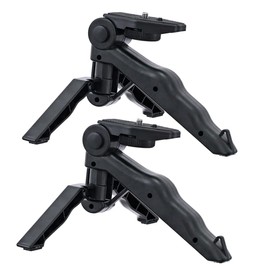 Mipcase 2pcs Mini Tripod Camera Holder Portable Selfie Stand for Live Streaming Video Calls Compact Lightweight Design Stable Mount Cameras Smartphones
