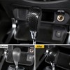 Carbon Fiber Style Gear Shift Knob Cover Fit for Nissan