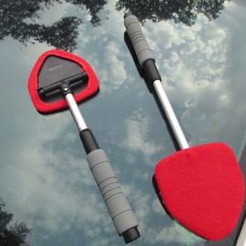 Sxdluzi Glasentfeuchter Windschutzscheibenreiniger Fensterreiniger AutoreinigungsbüRsten-Set mit Abnehmbarem