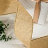 (6.4cm ) - Burlap Wired 6.4cm x 20 Yards.Decorative for