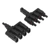 1 Pair T H Branch 4 to 1 Solar Connectors