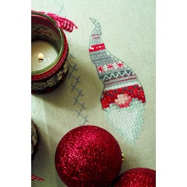 Vervaco - Kit de bordado: corredor: elfos de Navidad, 40 x 100 cm, N