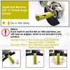 Diamond Core Drill Bit 1-3/8"(35mm) SANLEETEK Diamond Laser Welded Hole