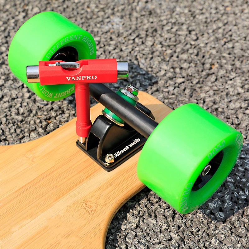 Vanpro All-In-One Skateboard Tool, Universal Carrying, Multi-functional Skateboard Maintenance, Allen