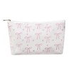 Large Waterproof PVC Beach Pool Makeup Bag with Bow Pattern,