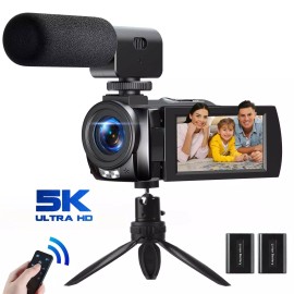Unbranded UHD 5K Video Camera & 3.0” Touch Screen 56MP Photo Camcorder Podcast Recorder US