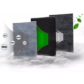 DCAUTO 87139-30040 Toyota 87139-30040 Air Conditioner Filter Replacement Automotive Compatible Activated Carbon 87139-06080 TOYOTA