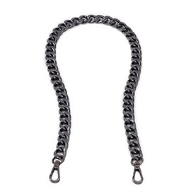 Xiazw Medium Size Fabulous Metal Shoulder Crossbody Purse Strap Replacement Bag Chain Accessories (26‚Äò‚Äô, Black)