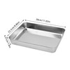 Deep Baking Tray Oven Tray Stainless Steel Baking Tray, Easy