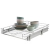 DINDON Pull Out Cabinet Organizer (11"W x 18"D), Pull Out