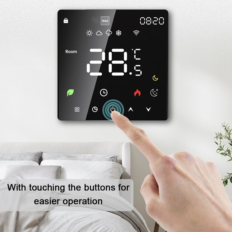 LCD Display Intelligent Temperature Controller Electric Water Heating Device Thermostat
