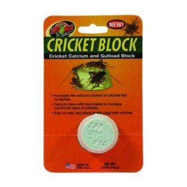 Zoo Med Cricket Calcium & Gutload Block, 0.45 oz.