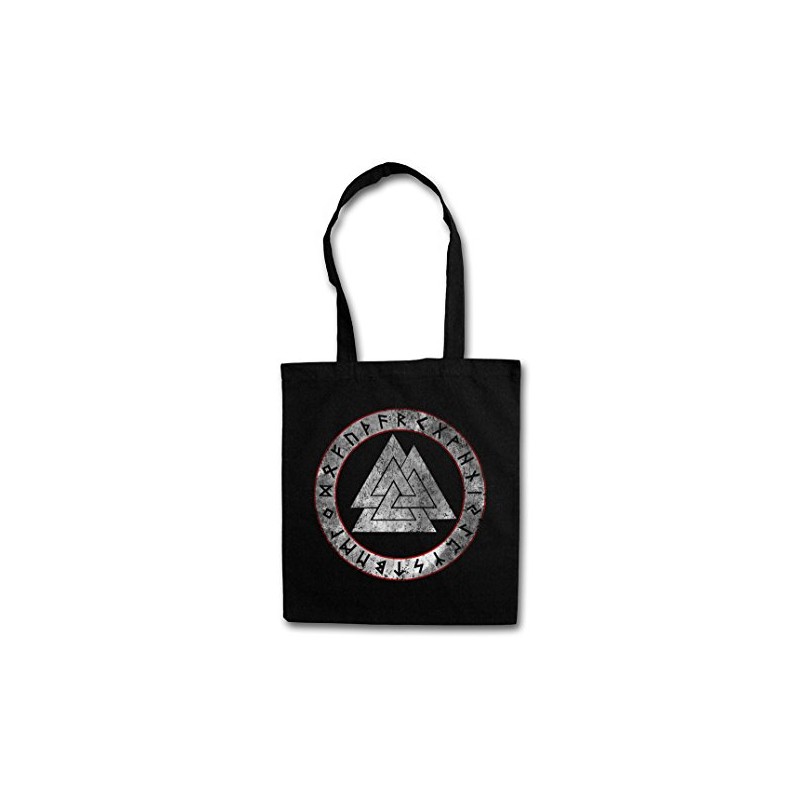 Urban Backwoods Valknut Runes Hipster Bag Beutel Stofftasche Einkaufstasche