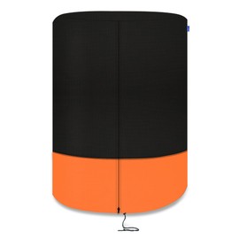 kayme Tire Cover, Large Tire Storage Bag, Seasonal Spare Tire Storage Cover, Durable Tire Bags Used in Trucks, SUV, Trailer Sun Rain Snow Protection, Fit 32 Inch Tire Diameter-Black Orange