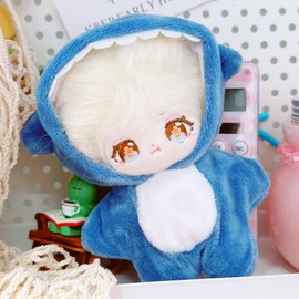 Stuffed Animal Kigurumi for Plushies, For 3.9 inches (10 cm), Blue Whale g.triger Gee Trigger