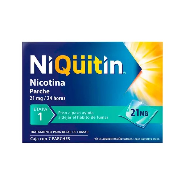 Niqüitin Etapa 1 Parches 21 Mg/ 24 Horas, 7 Parches