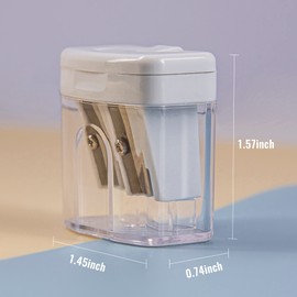 Golcellia 4 PCS Small Pencil Sharpener, Pencil Sharpeners Manual, Pencil Sharpener for Kids, Colored Pencil Sharpener, Hand Pencil Sharpener, Classroom