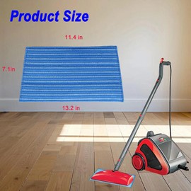 4 Pack Mop Pads Compatible with HAAN Steam Cleaning Reusable Microfiber Pads Replacement for HAAN FS, SI and MS Series Steamers Microfiber Washable Mop Refill for Floor Cleaning