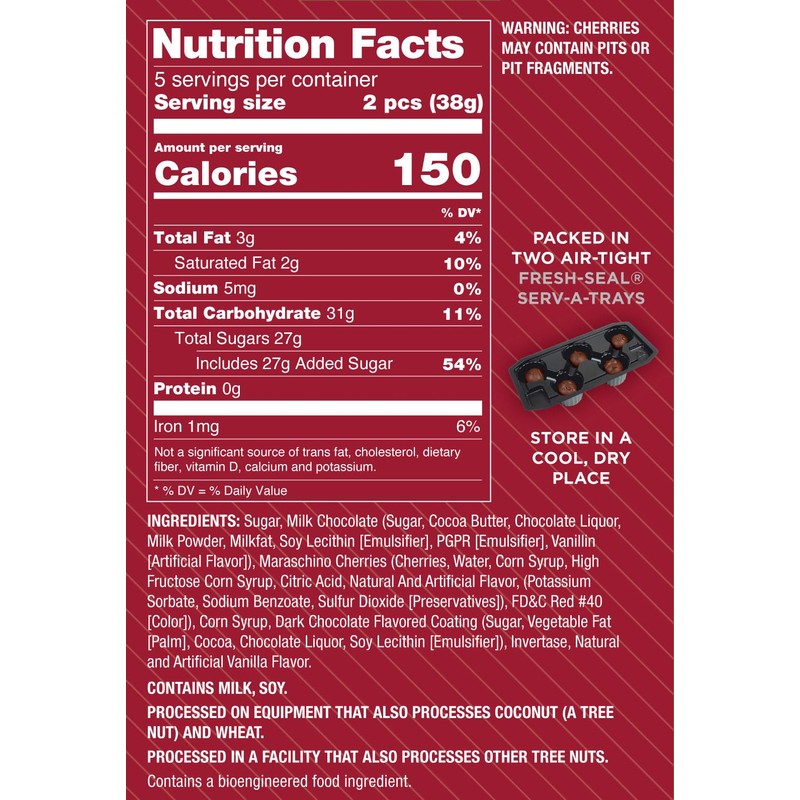 Queen Anne Milk Chocolate Covered Cordial Cherries | 6.6 oz