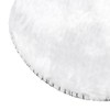 sourcing map 4-Inch 16Pcs Wool Polishing Pad Hook and Loop