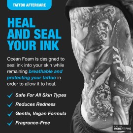 Pack Espuma Limpiadora Y Crema Hidratante Para Tatuaje