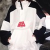 SNY-0001 Unisex Casual Street Brushed Sweatshirt White/2XL