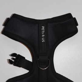 Premium No Pull Adjustable Dog Harness Neoprene Luxury Breathable Lightweight Small Medium Dogs Comfortable Puppy Training Vest 2 Leash Clips Walking & Control (Charcoal Black, S)