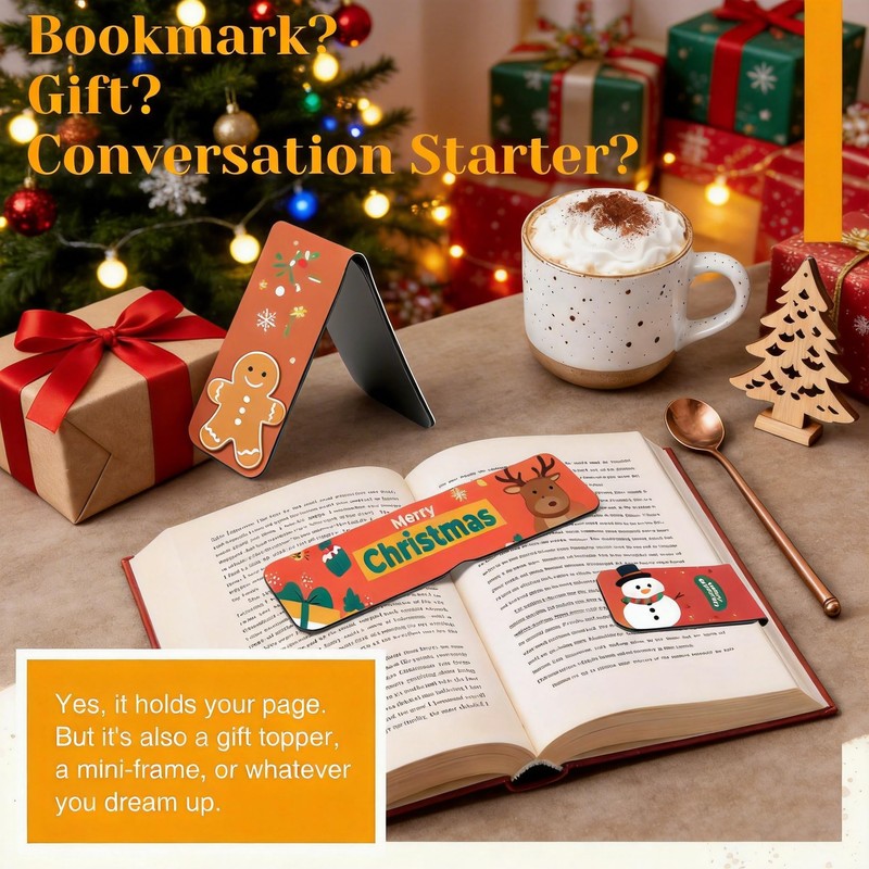 Magnetic Bookmarks Sublimation Blanks 2x5 Inch 10 PCS