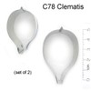 WSA Clematis Cookie Cutters, 2 Sizes