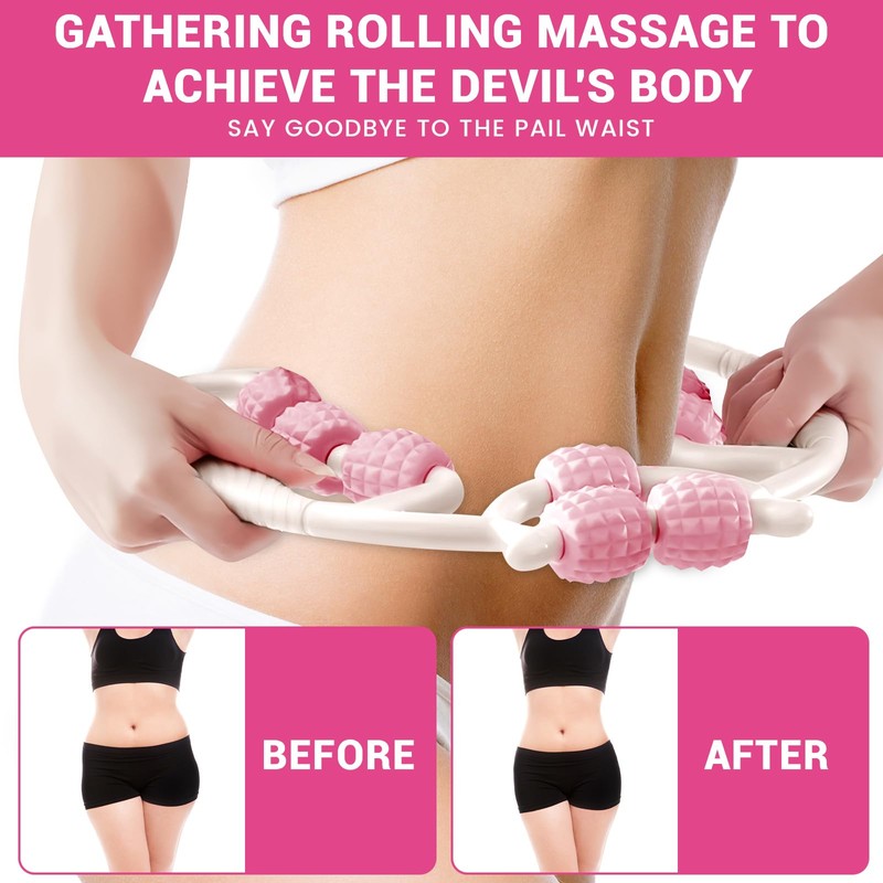 HYran Massage Roller, Massage Roller Legs, Massage Roller with Handle