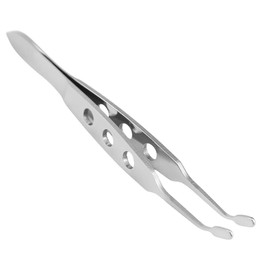 Expressor Forceps Stainless Steel Arita, Meibomian Gland Expressor Eyelid Massage Professional Face Care Craft Tools Forceps Eyelid Forceps for Dredge Gland Secretory Duct of Eyelid